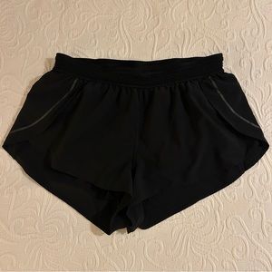Black Lululemon Running Shorts Size 6